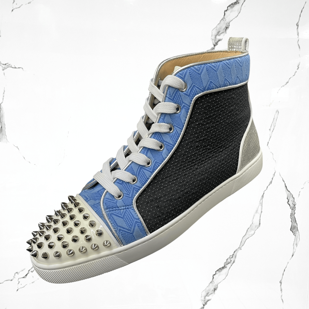 Christian Louboutin Lou Spikes Orlato Flat Version Multi (De Uso) - Urban Utility