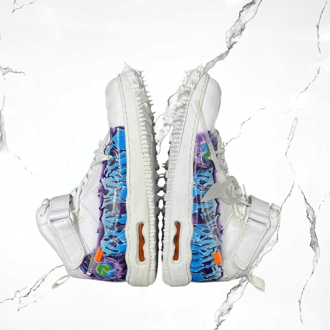 Air Force 1 Mid Off - White Graffiti White (De Uso) - Urban Utility