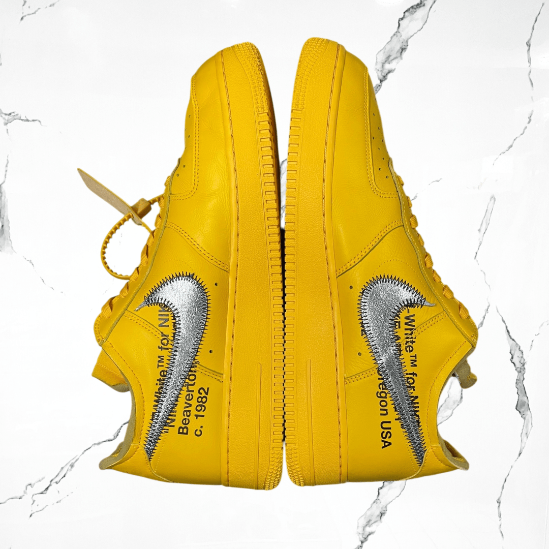 Nike Air Force 1 Low Off - White ICA University Gold (De Uso) - Urban Utility