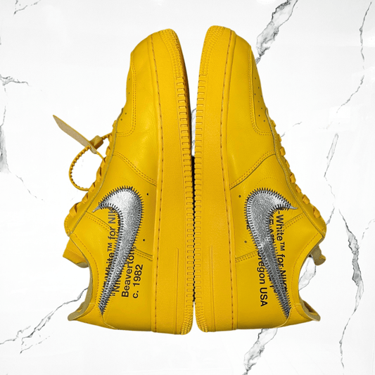 Nike Air Force 1 Low Off - White ICA University Gold (De Uso) - Urban Utility