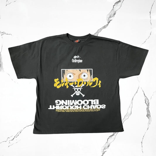 Civilregime x One Piece Luffy Eyes Black T-shirt - Urban Utility