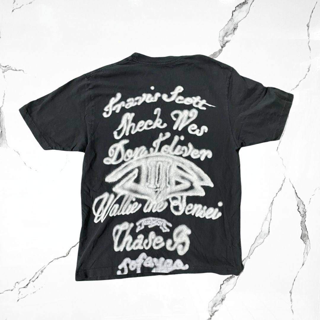 Cactus Jack Travis Scott Pack B2 Jackboys 2 Album Black T-Shirt