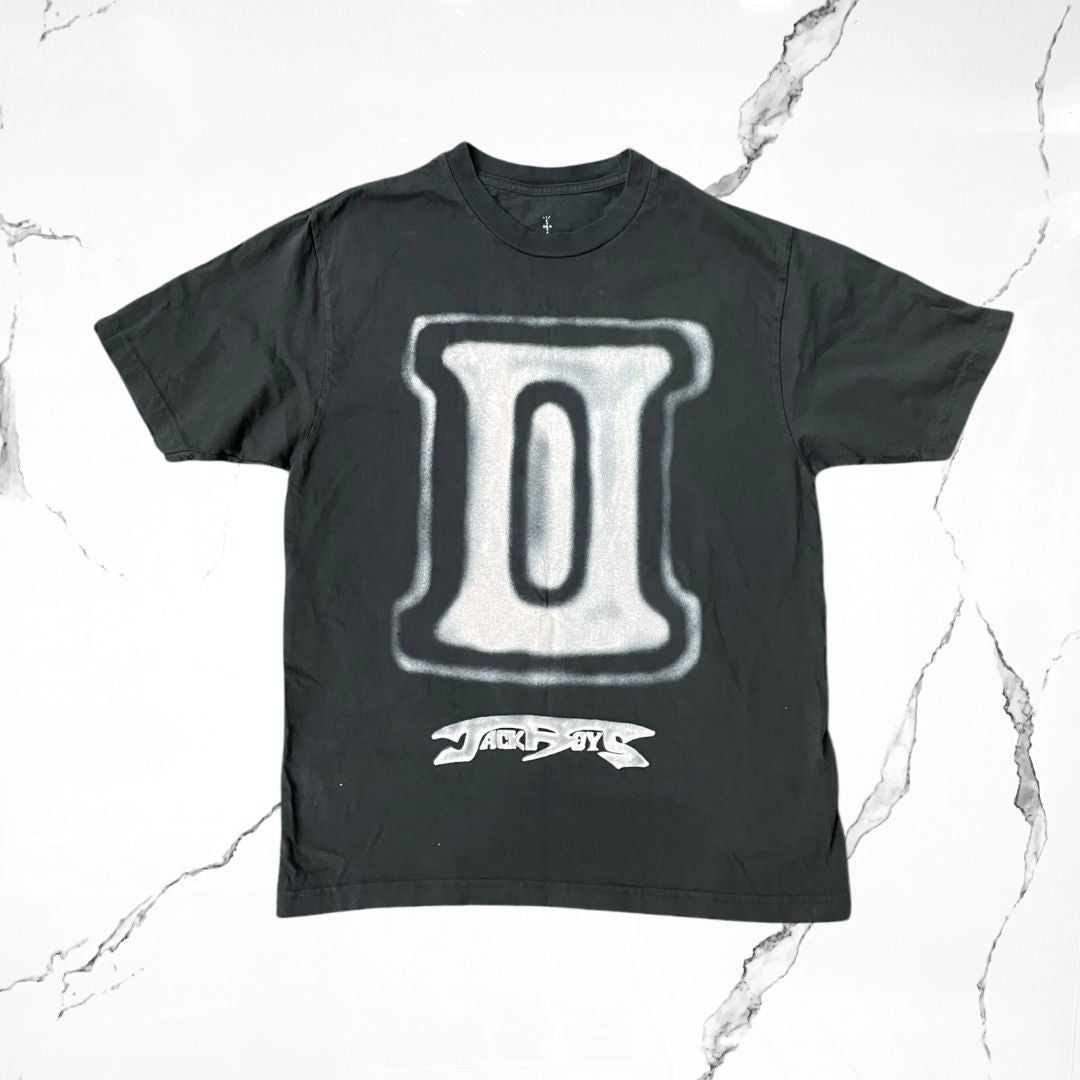 Cactus Jack Travis Scott Pack B2 Jackboys 2 Album Black T-Shirt