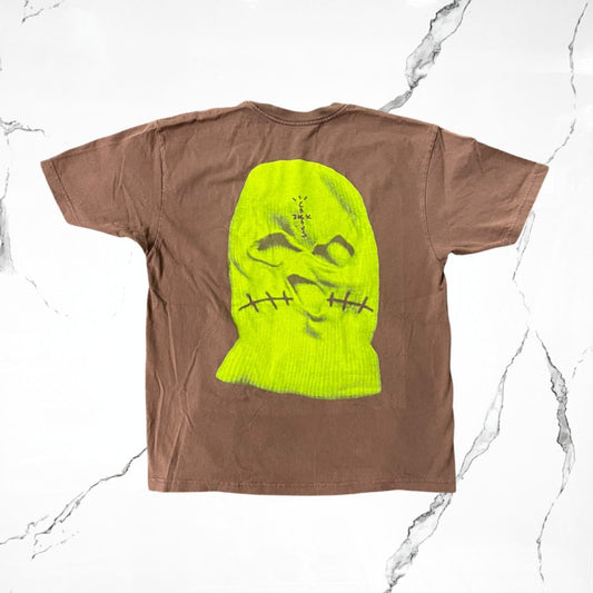 Cactus Jack Travis Scott Pack A2 Jackboys 2 Album Brown T-Shirt