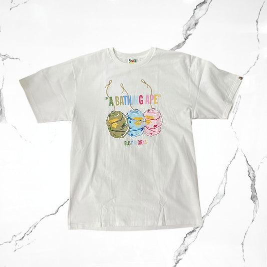 BAPE Water Yoyo Ape Head White T-Shirt - Urban Utility