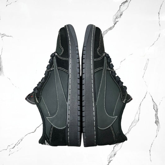 Jordan 1 Low Travis Scott Black Phantom (De Uso)