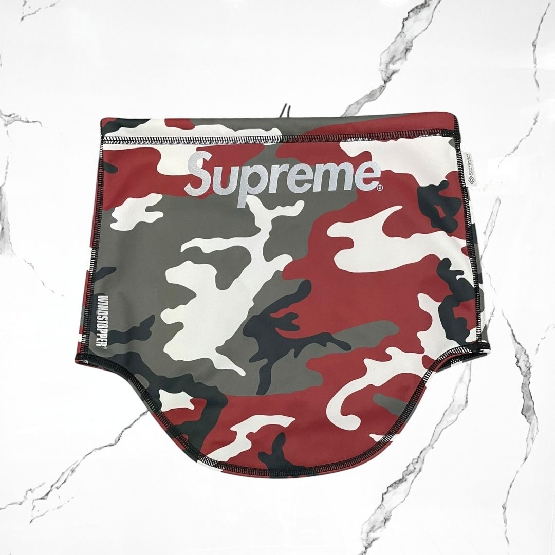 Supreme Windstopper Red Camo Neck Gaiter - Urban Utility