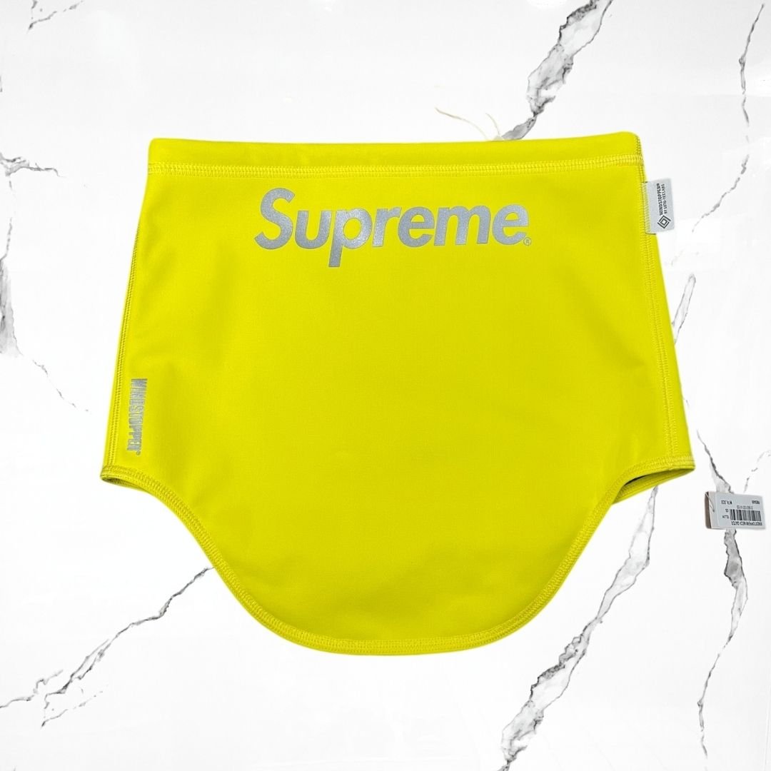 Supreme Windstopper Yellow Neck Gaiter - Urban Utility