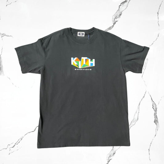 Kith Geometric Black T-Shirt - Urban Utility