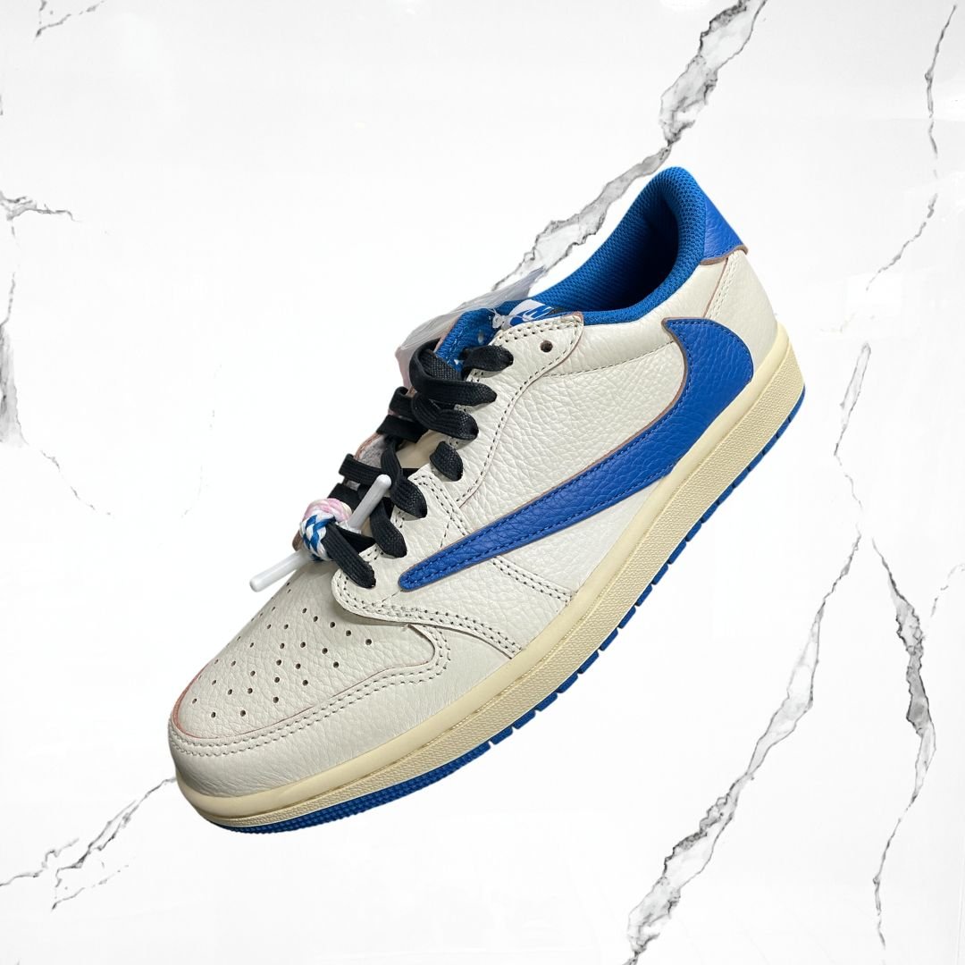 Jordan 1 Low Travis Scott Fragment Sail Military Blue - Urban Utility