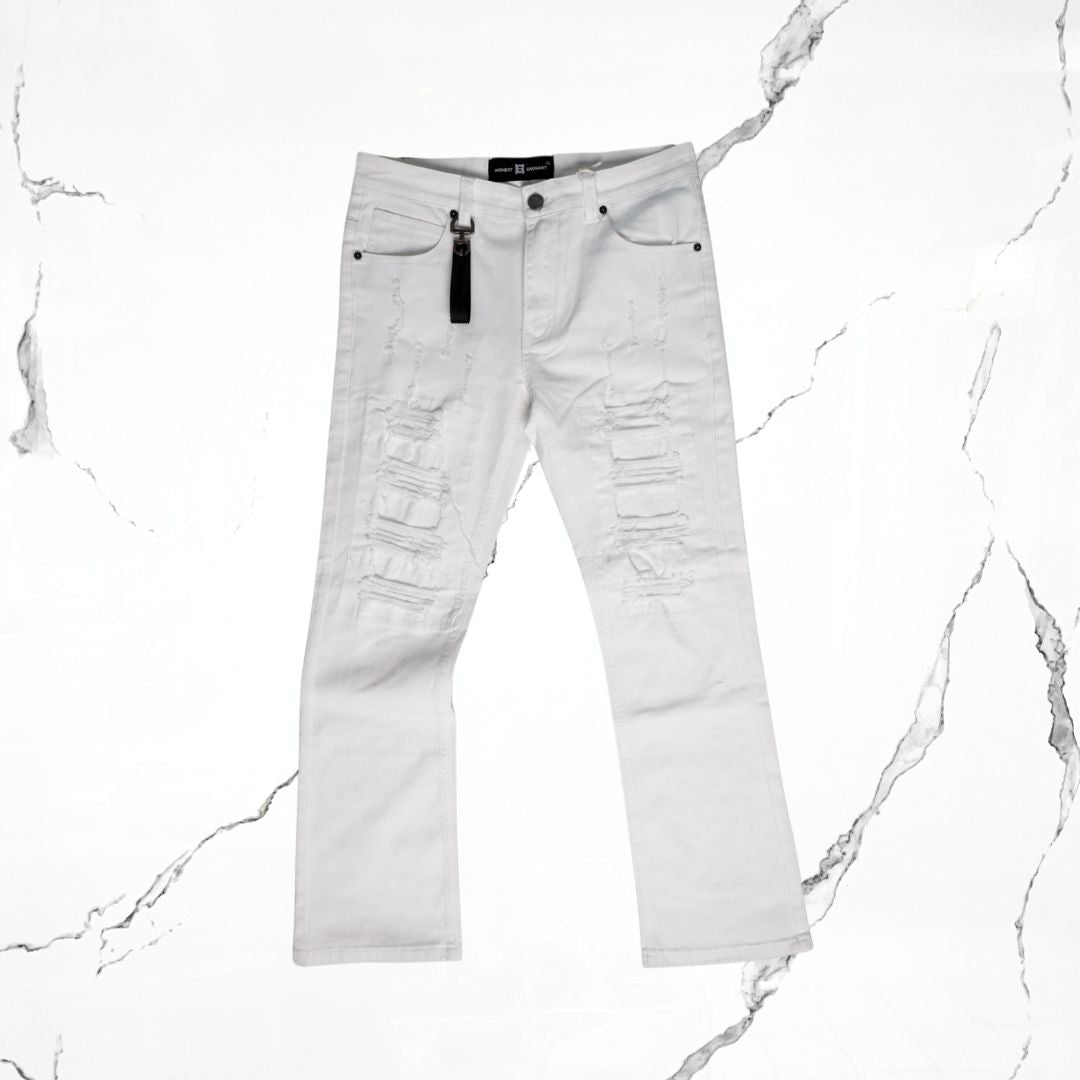 Highet G Bootcut White Jeans - Urban Utility