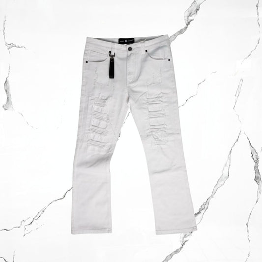 Highet G Bootcut White Jeans - Urban Utility
