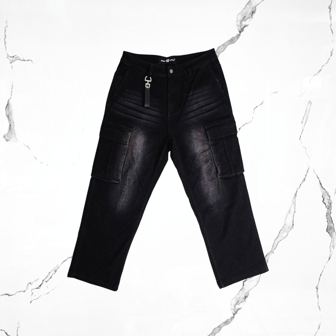 Highest G Baggy Black Jeans - Urban Utility