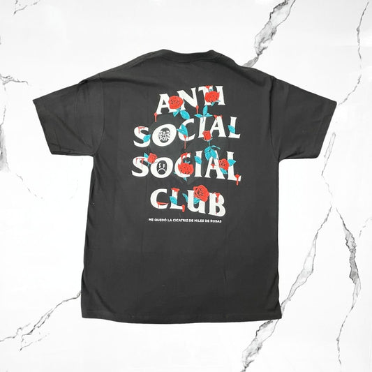 Anti Social Social Club x Sad Boyz Rosas Black T-Shirt - Urban Utility