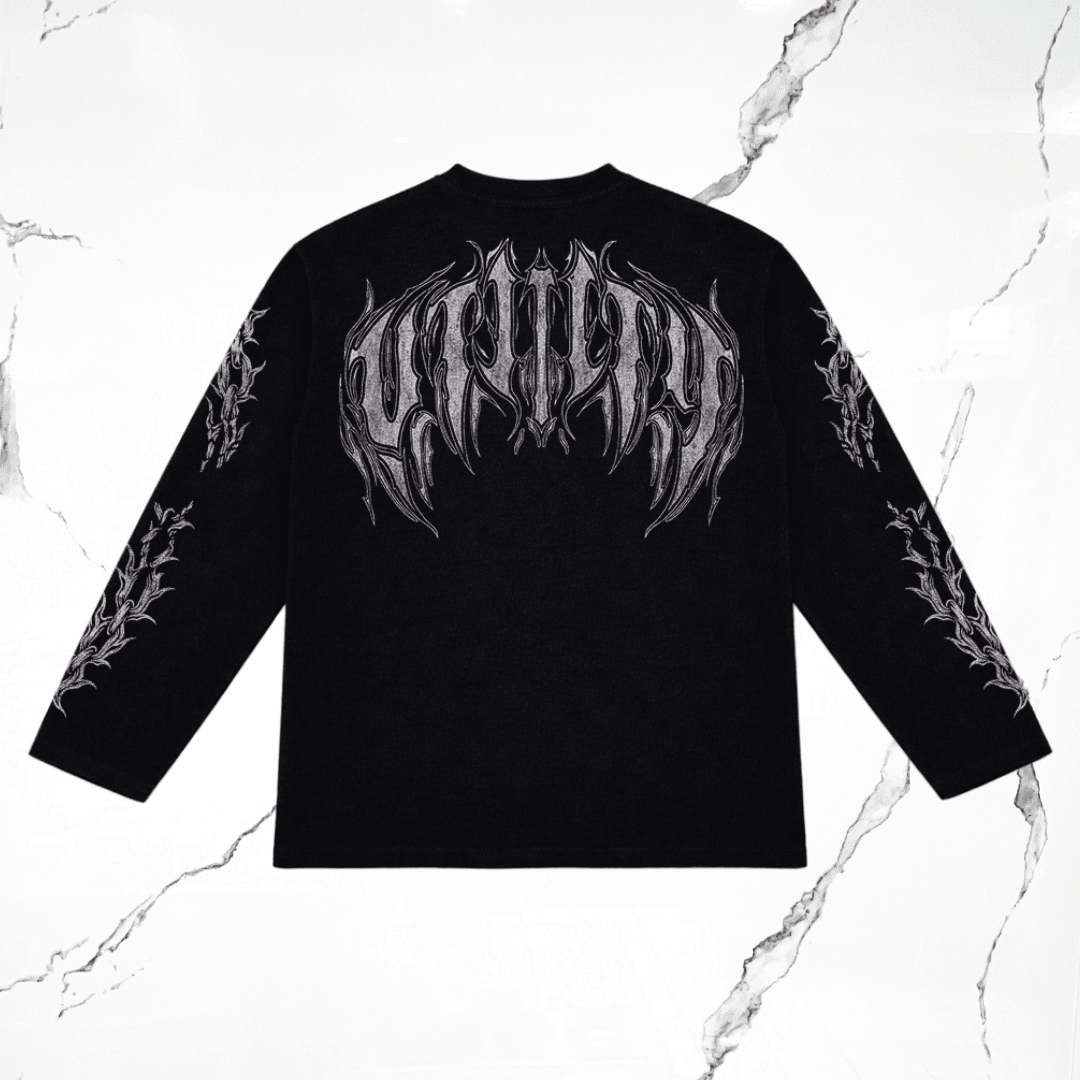 Urban Utility Waffle Chains Longsleeve Black - Urban Utility