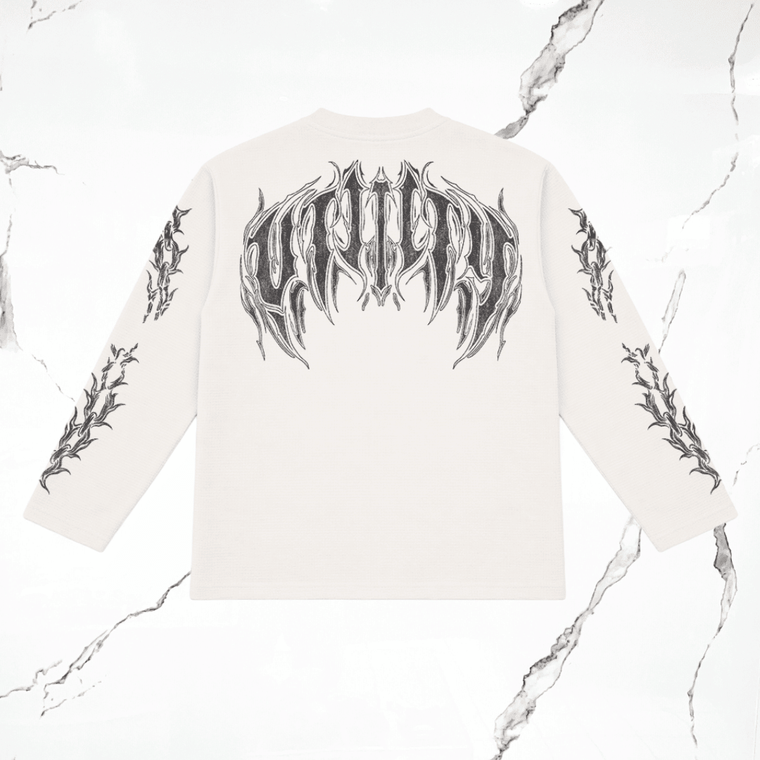 Urban Utility Waffle Chains Longsleeve White - Urban Utility
