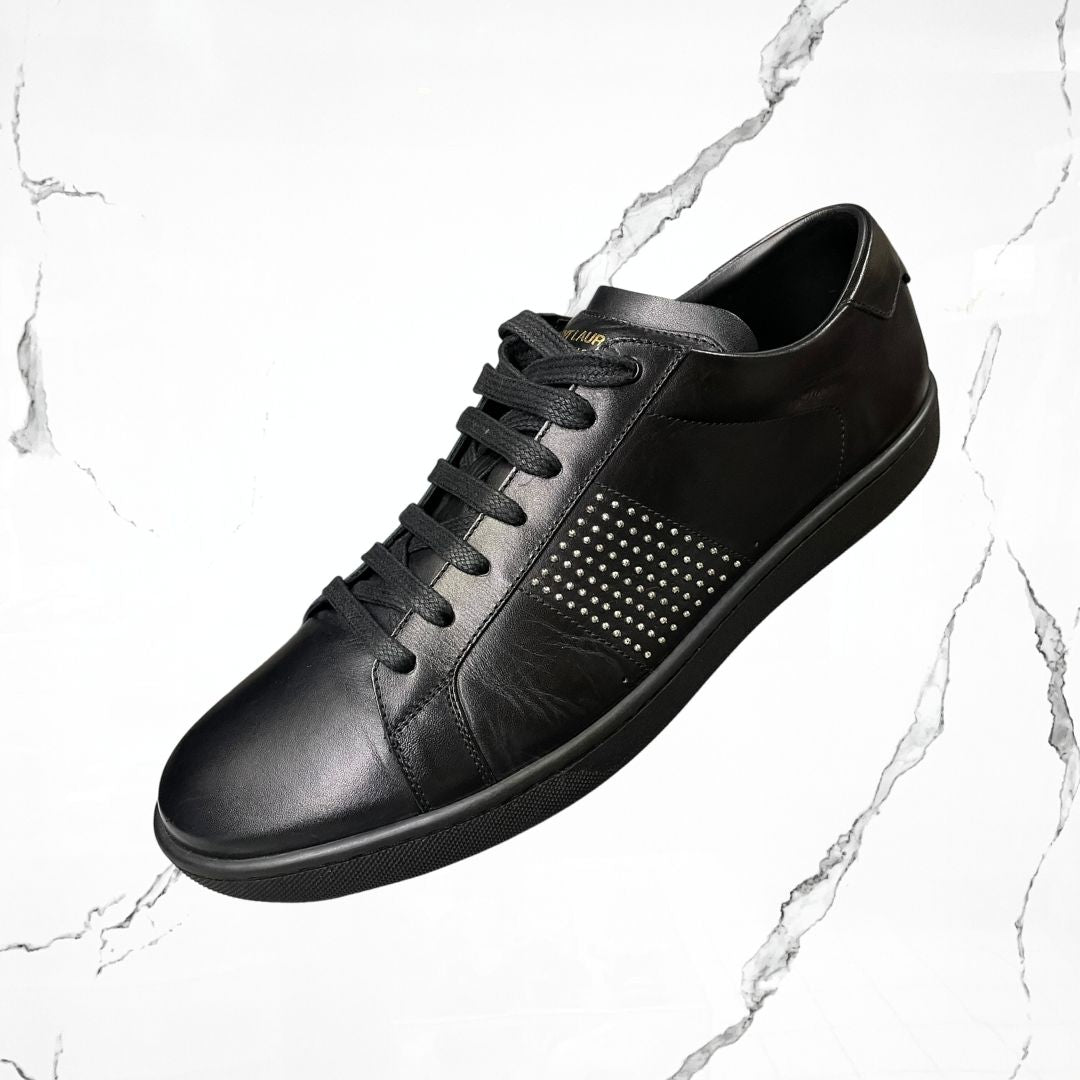 Saint Laurent Wolly Microstuds Black (De Uso)