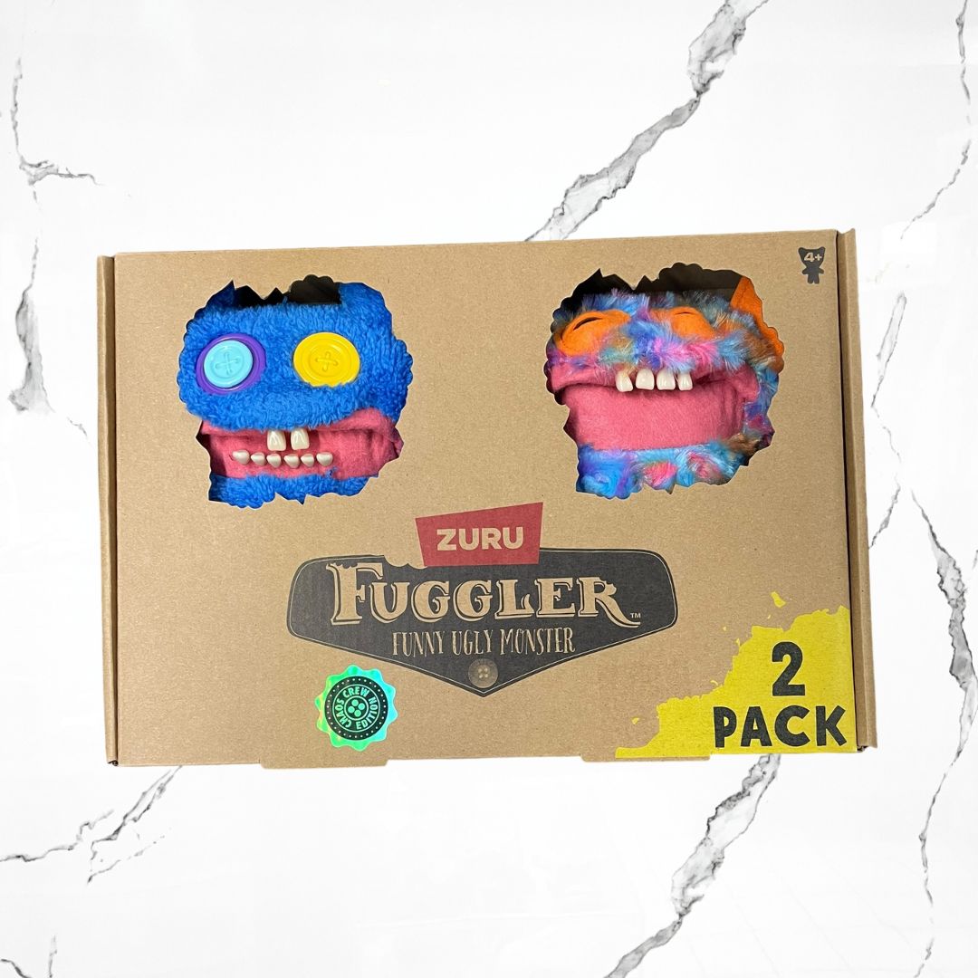 Zuru Toys Misfit Mosters Fuggler Funny Ugly Monster Blue 2 pack - Urban Utility