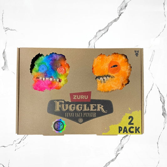 Zuru Toys Misfit Mosters Fuggler Funny Ugly Monster Orange 2 pack - Urban Utility