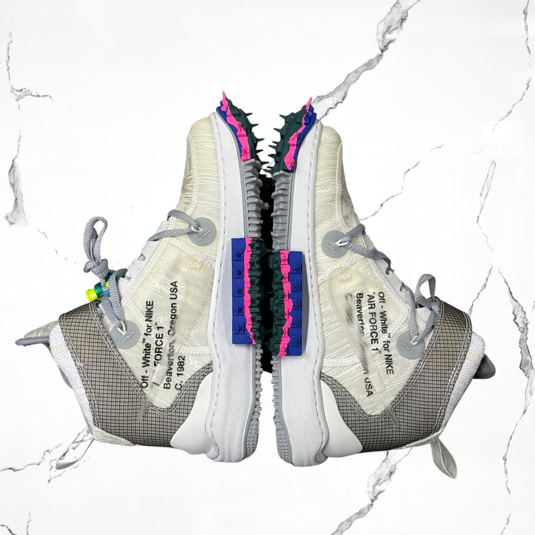 Nike Air Force 1 Mid Off - White White (De Uso) - Urban Utility