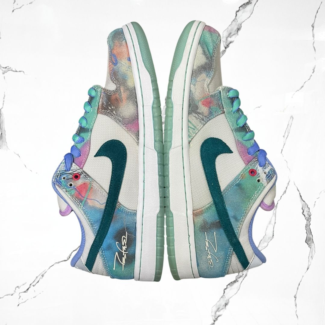 Dunk SB Low	Futura Laboratories Bleached Aqua (De Uso)