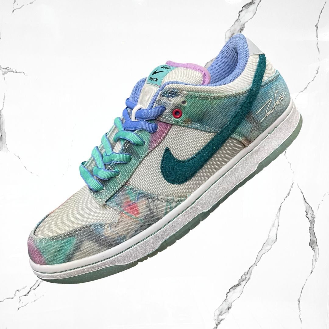 Dunk SB Low	Futura Laboratories Bleached Aqua (De Uso)