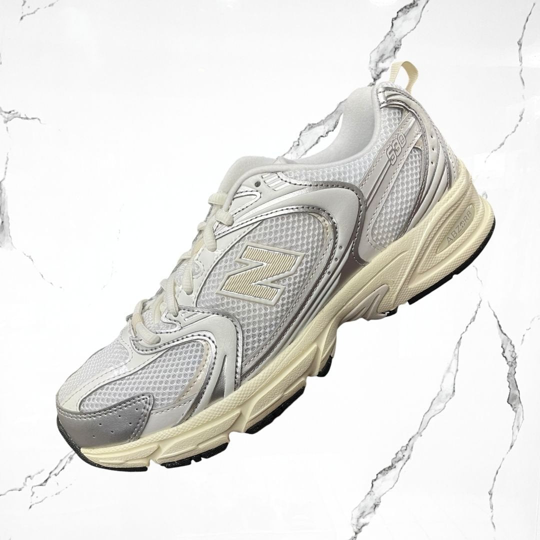 New Balance 530 Silver Metallic Linen - Urban Utility