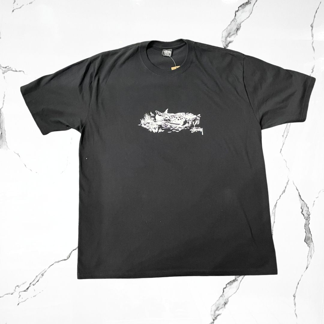 Stussy Fawn Black T-shirt - Urban Utility