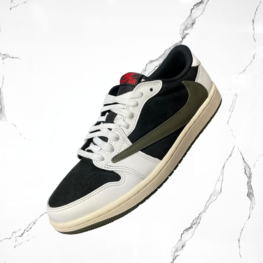 Jordan 1 Low OG Travis Scott Olive (W) (De Uso)