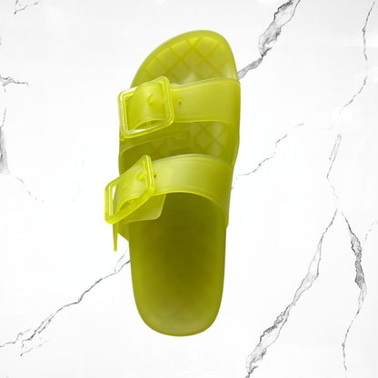 Balenciaga Flip Flops Mallorca Fluo Yellow - Urban Utility