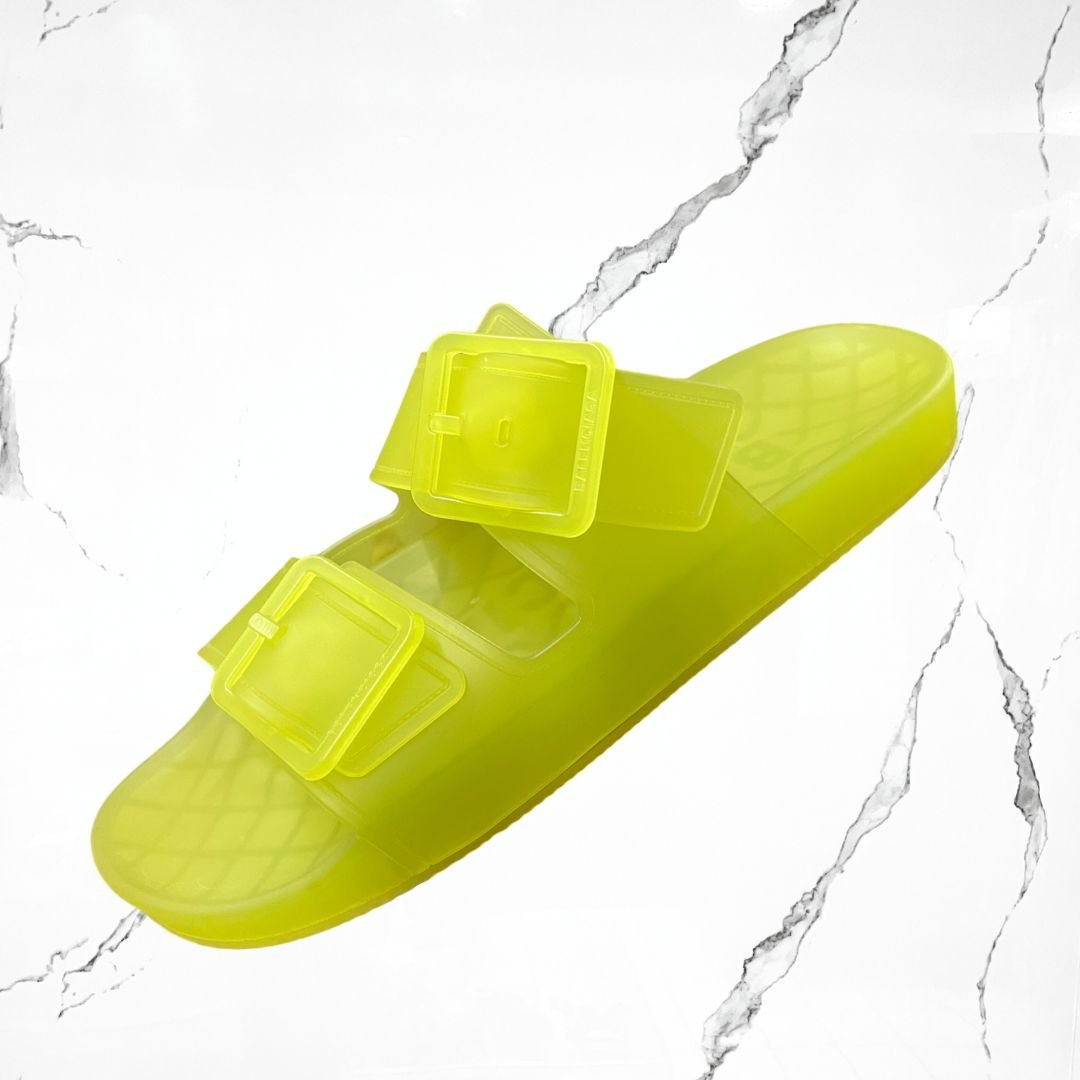 Balenciaga Flip Flops Mallorca Fluo Yellow - Urban Utility