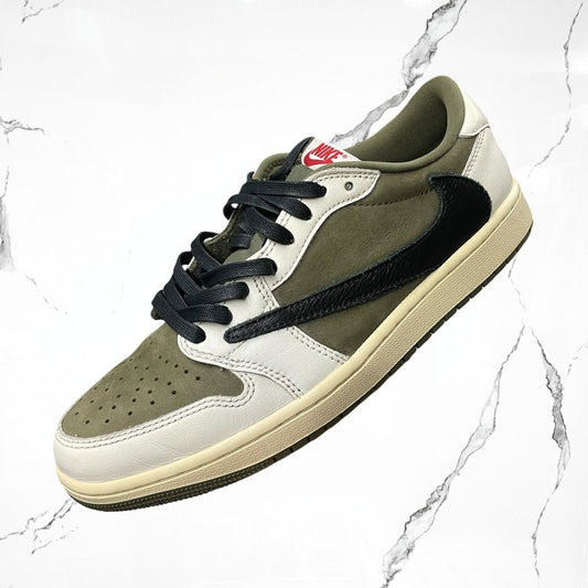 Jordan 1 Low OG Travis Scott Medium Olive (De Uso) - Urban Utility