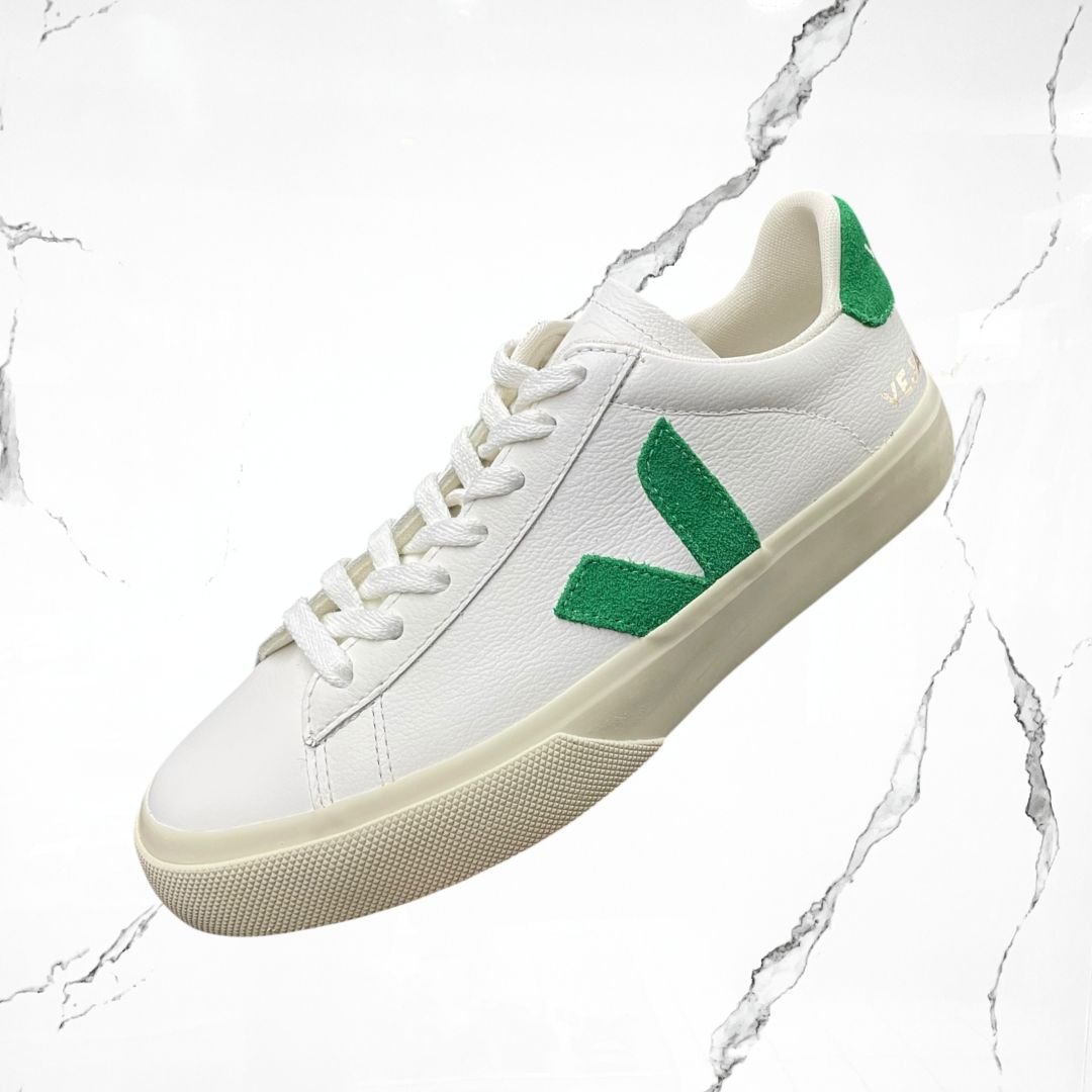 Veja Campo Leather Extra White Emeraude - Urban Utility
