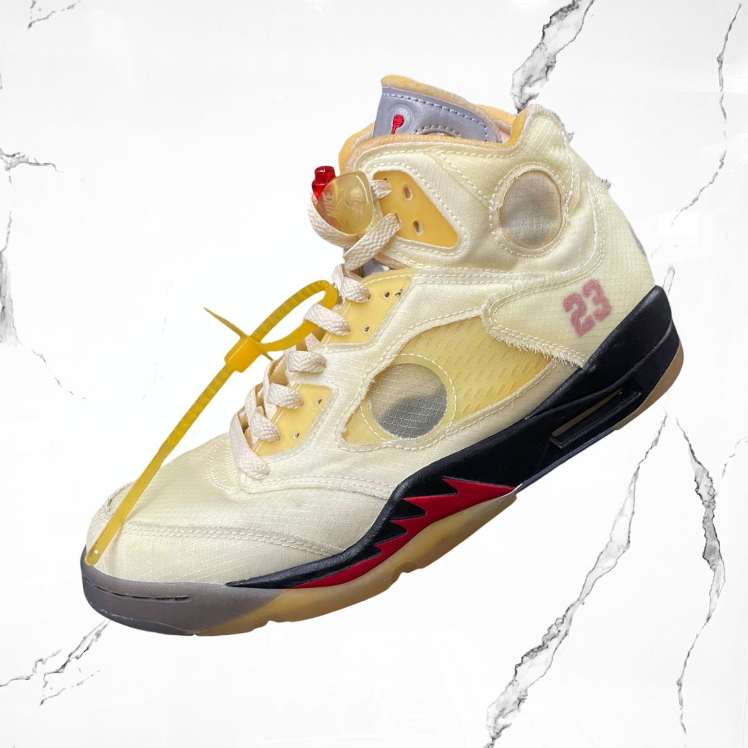 Jordan 5 Off - White Sail (De uso) - Urban Utility