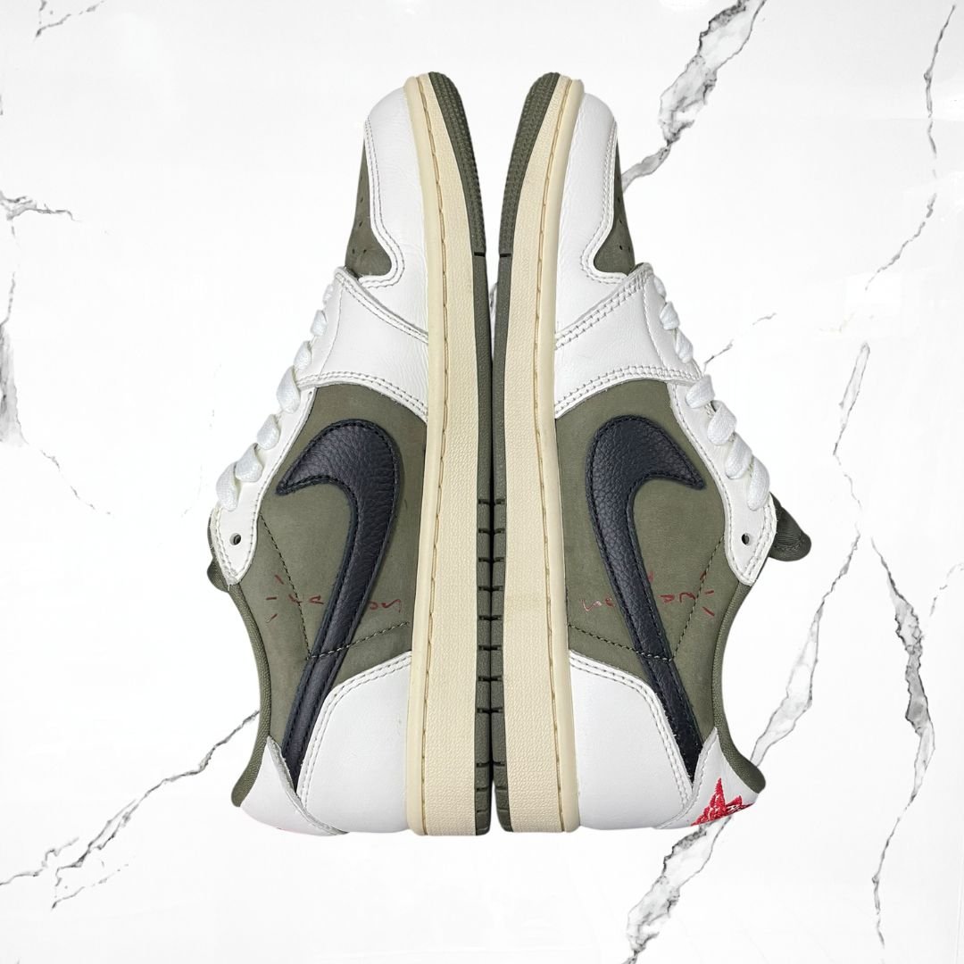 Jordan 1 Low OG Travis Scott Medium Olive (De Uso)