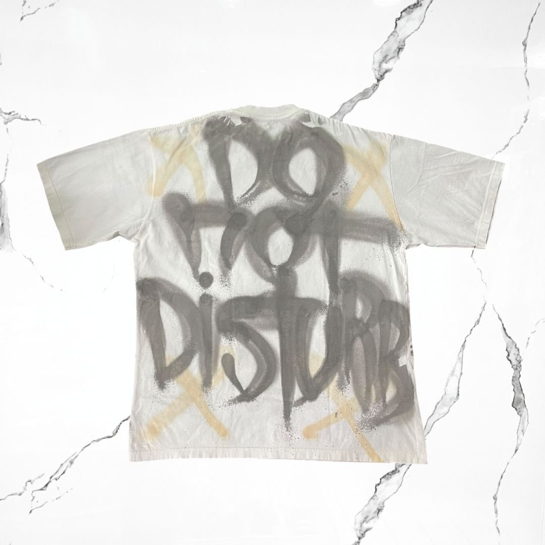 Perpetua Do not Disturb Soft White T-shirt - Urban Utility