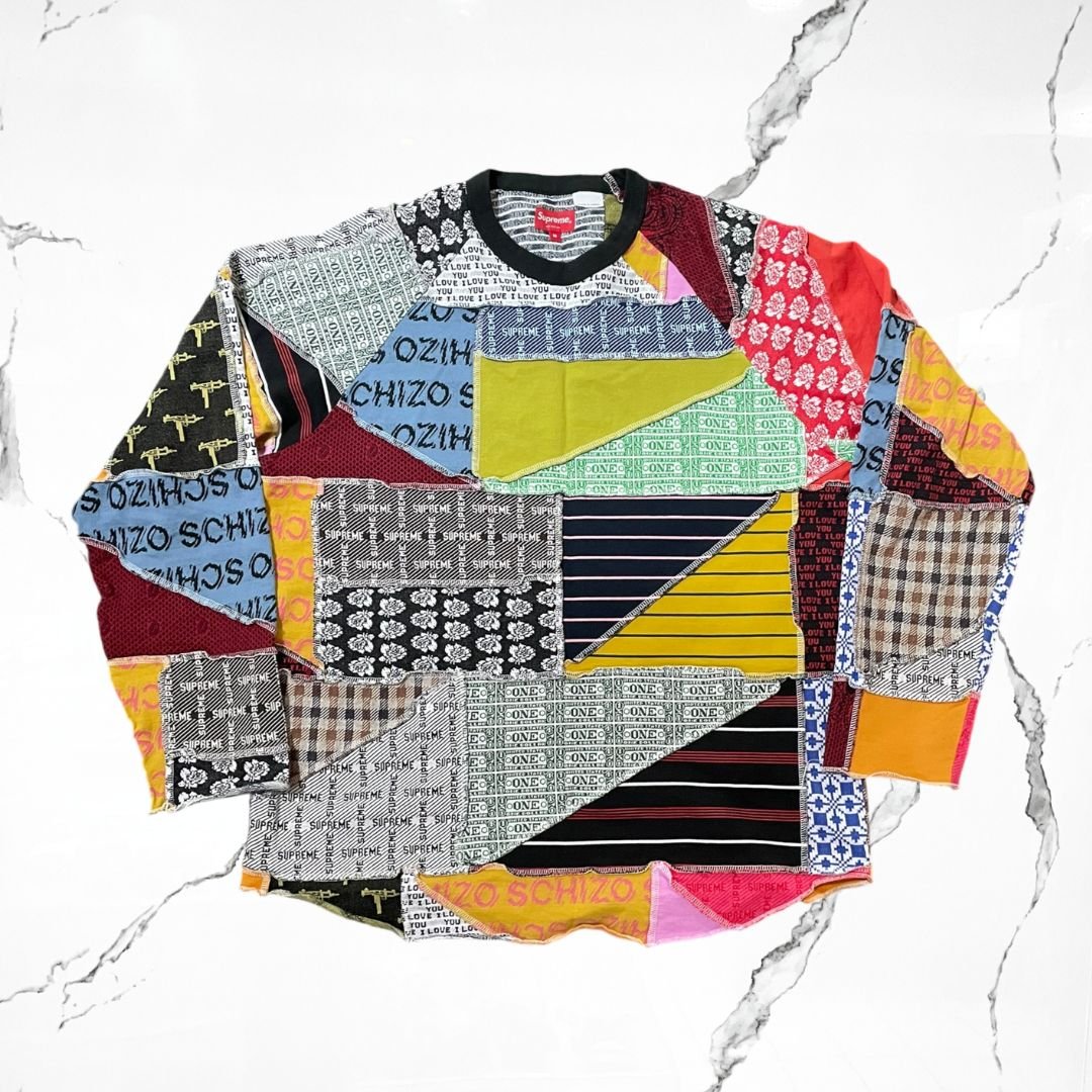 Supreme Patchwork Jacquard Multicolor Long Sleeve - Urban Utility