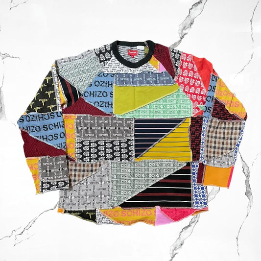 Supreme Patchwork Jacquard Multicolor Long Sleeve - Urban Utility