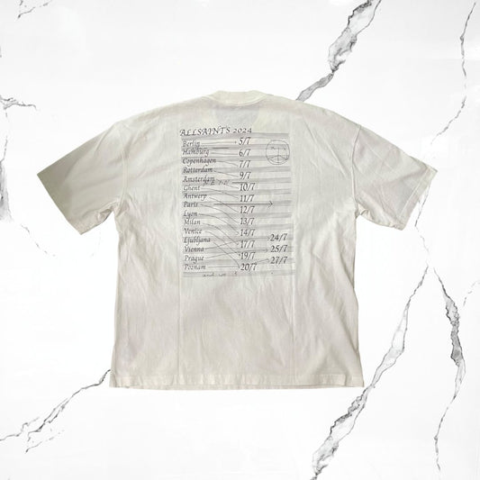 All Saints Chalk White T-shirt - Urban Utility