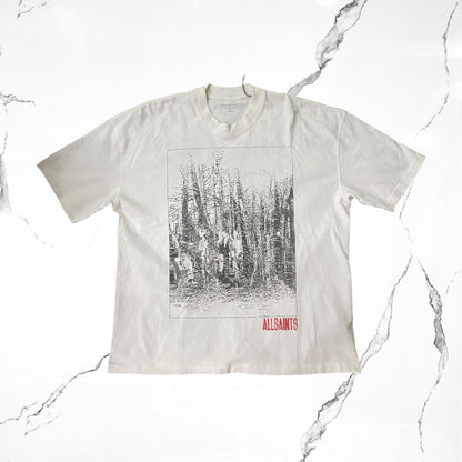 All Saints Chalk White T-shirt - Urban Utility