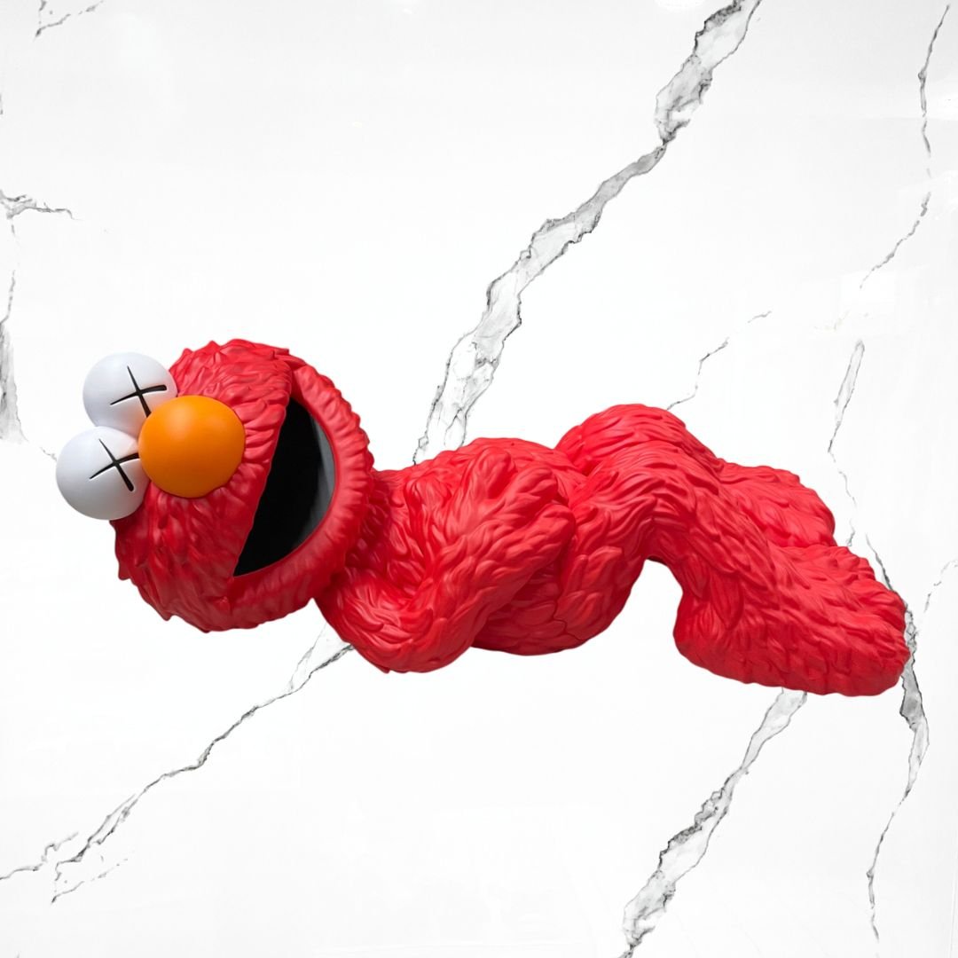 KAWS & Sesame Street Elmo Vinyl Figure - Urban Utility