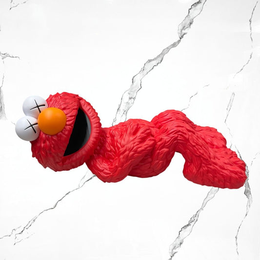 KAWS & Sesame Street Elmo Vinyl Figure - Urban Utility