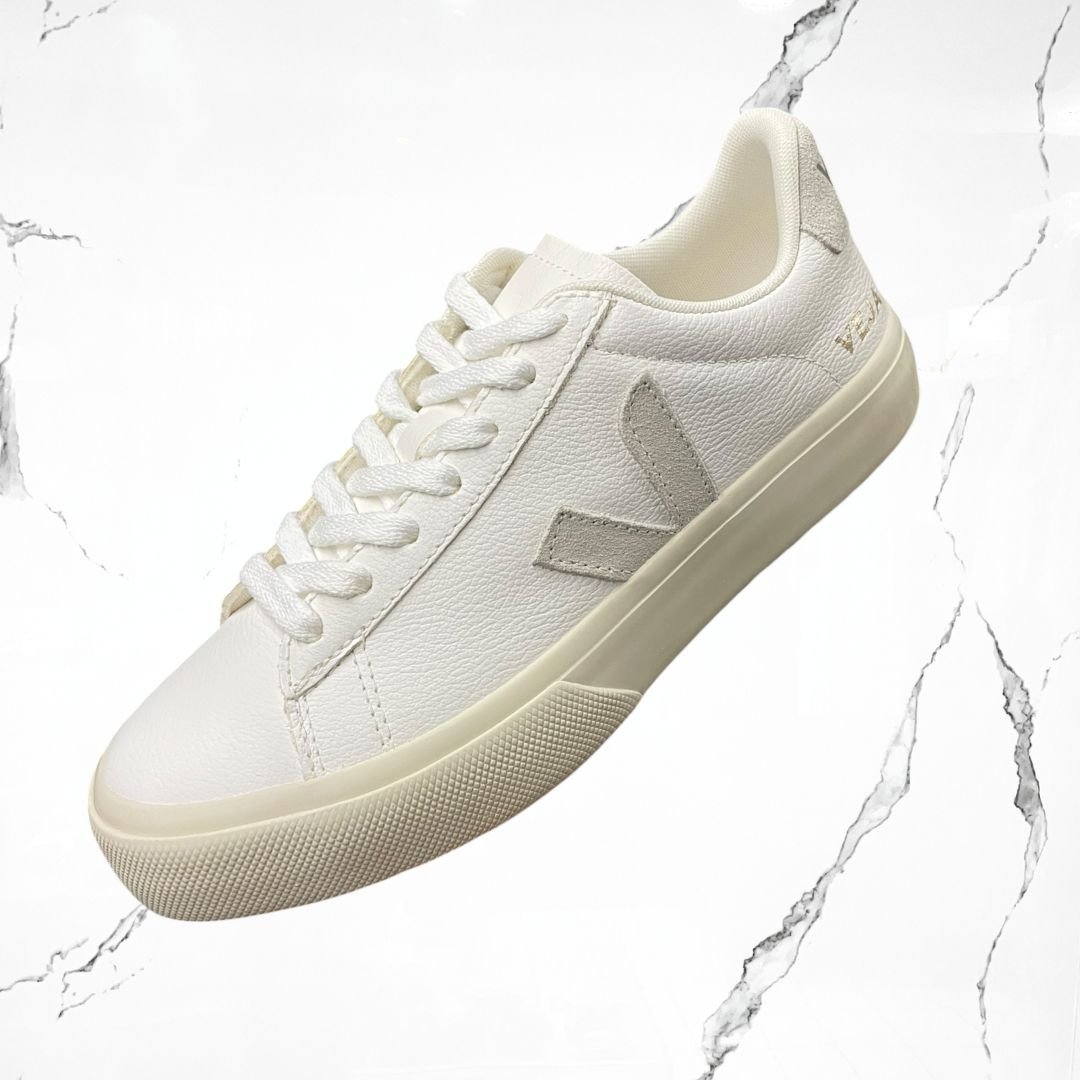 Veja Campo Leather Extra White Natural Suede - Urban Utility