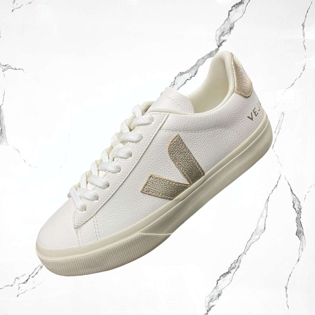Veja Campo Leather Extra White Platine - Urban Utility