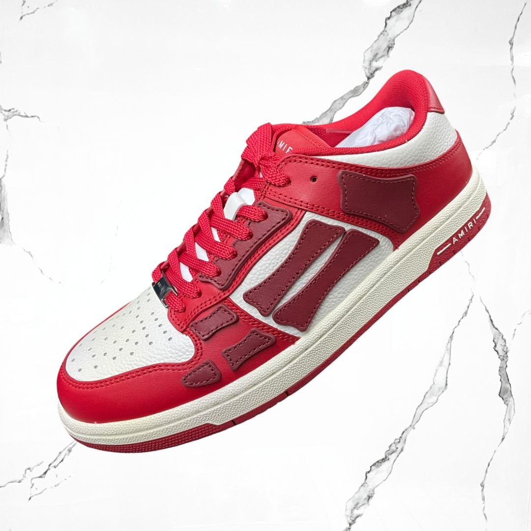 Amiri Skel Top Low Red White - Urban Utility