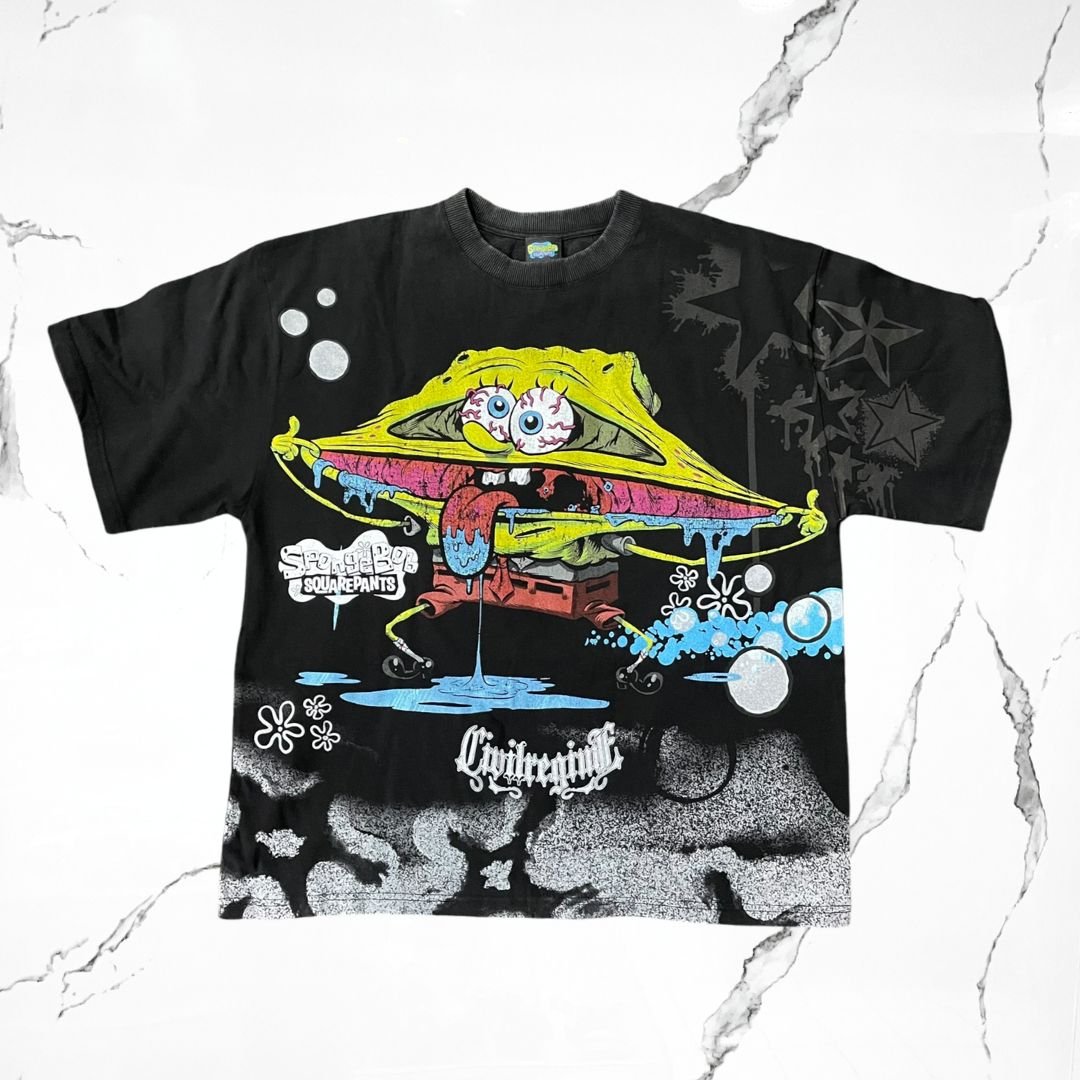 Civil Regime x Nickelodeon Spongenbob Squarepants Spongebob T-shirt - Urban Utility