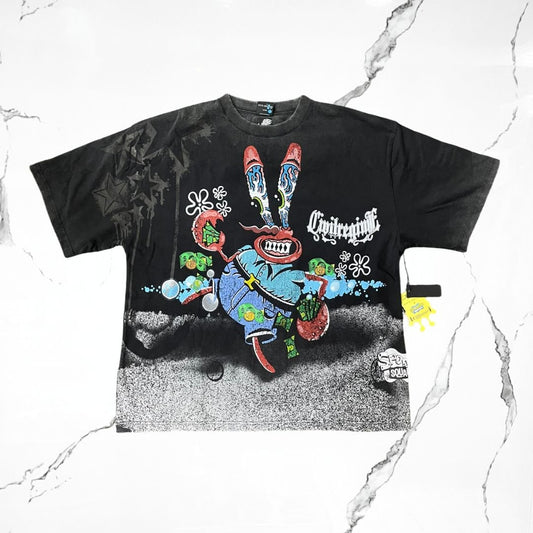 Civil Regime x Nickelodeon Spongenbob Squarepants Don Cangrejo Black T-shirt - Urban Utility