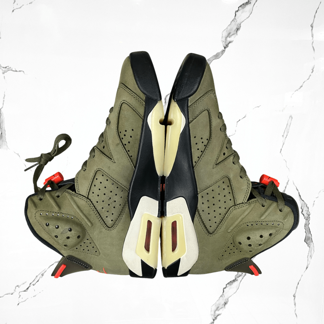 Jordan 6 Travis Scott Olive (De uso) - Urban Utility