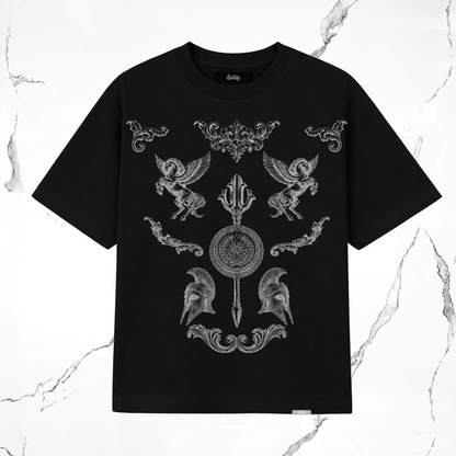 Utility Warrior Black White T-Shirt - Urban Utility