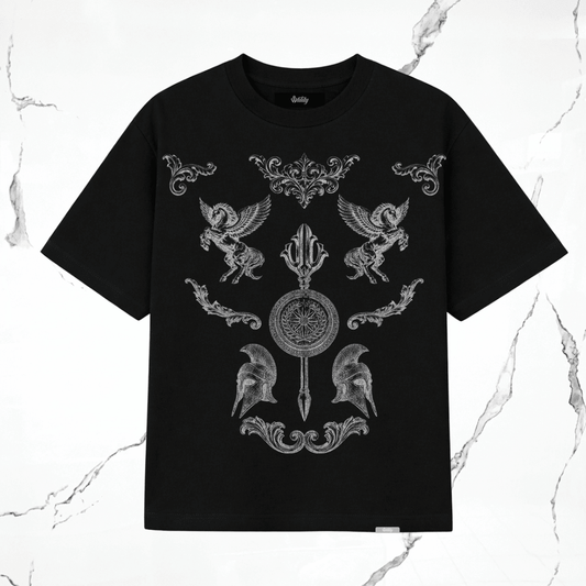 Utility Warrior Black White T-Shirt - Urban Utility